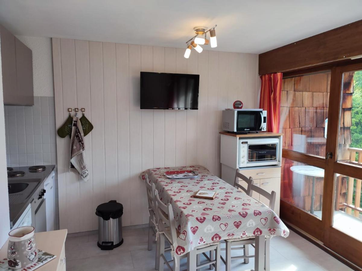 לה קארו ד'ארש Coquet Studio De 4 Personnes Aux Carroz - Balcon Et Wifi מראה חיצוני תמונה
