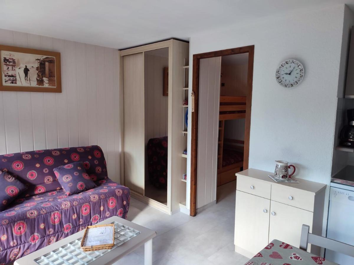 לה קארו ד'ארש Coquet Studio De 4 Personnes Aux Carroz - Balcon Et Wifi מראה חיצוני תמונה